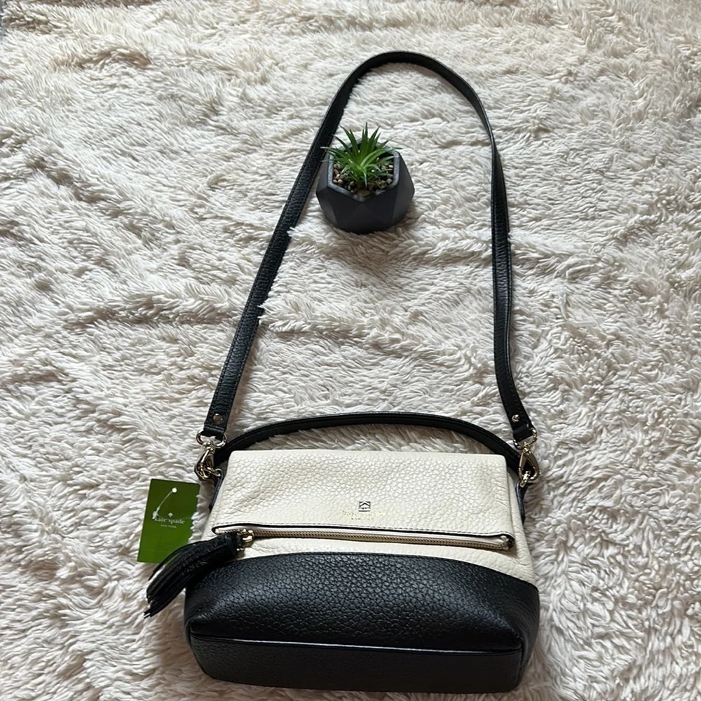 - NWT Kate Spade ♠️ Mini Maria southport avenue Satchel Porc/black 141